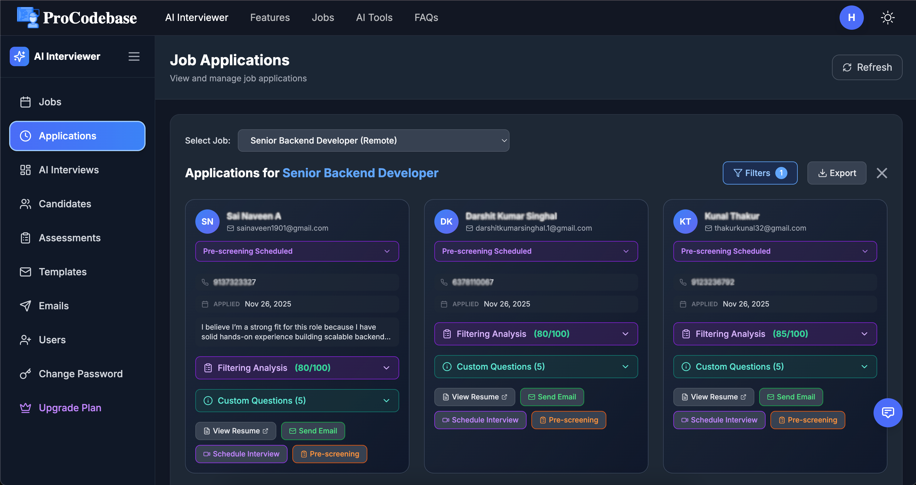 Centralized Applications